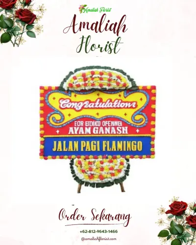 Bunga Papan Congratulation di Ganjarsari